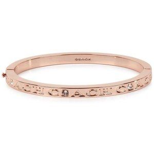 Coach Rose Gold Clasping Bracelet